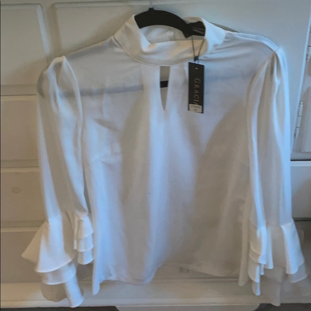 Gracia White Blouse